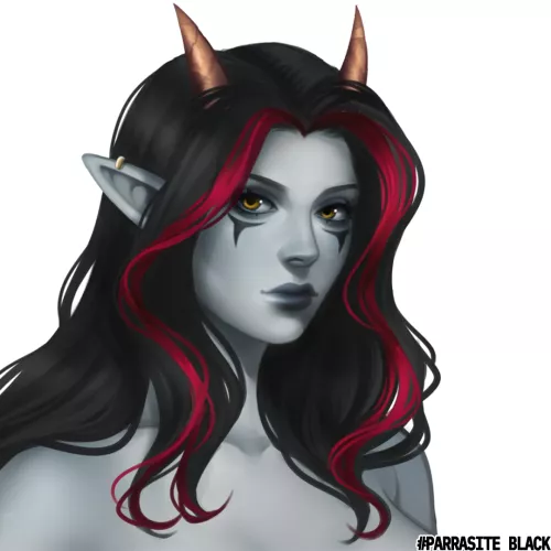 Introducing SYPHA wip. The mysterious Demorai beauty. ( Parasite Black) [ Damned Studios ]