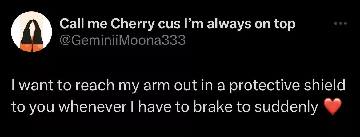 It’s the mom arm. I want to protect you always my little cub ❤️