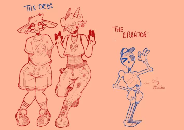 just some ocs I've made in the last months