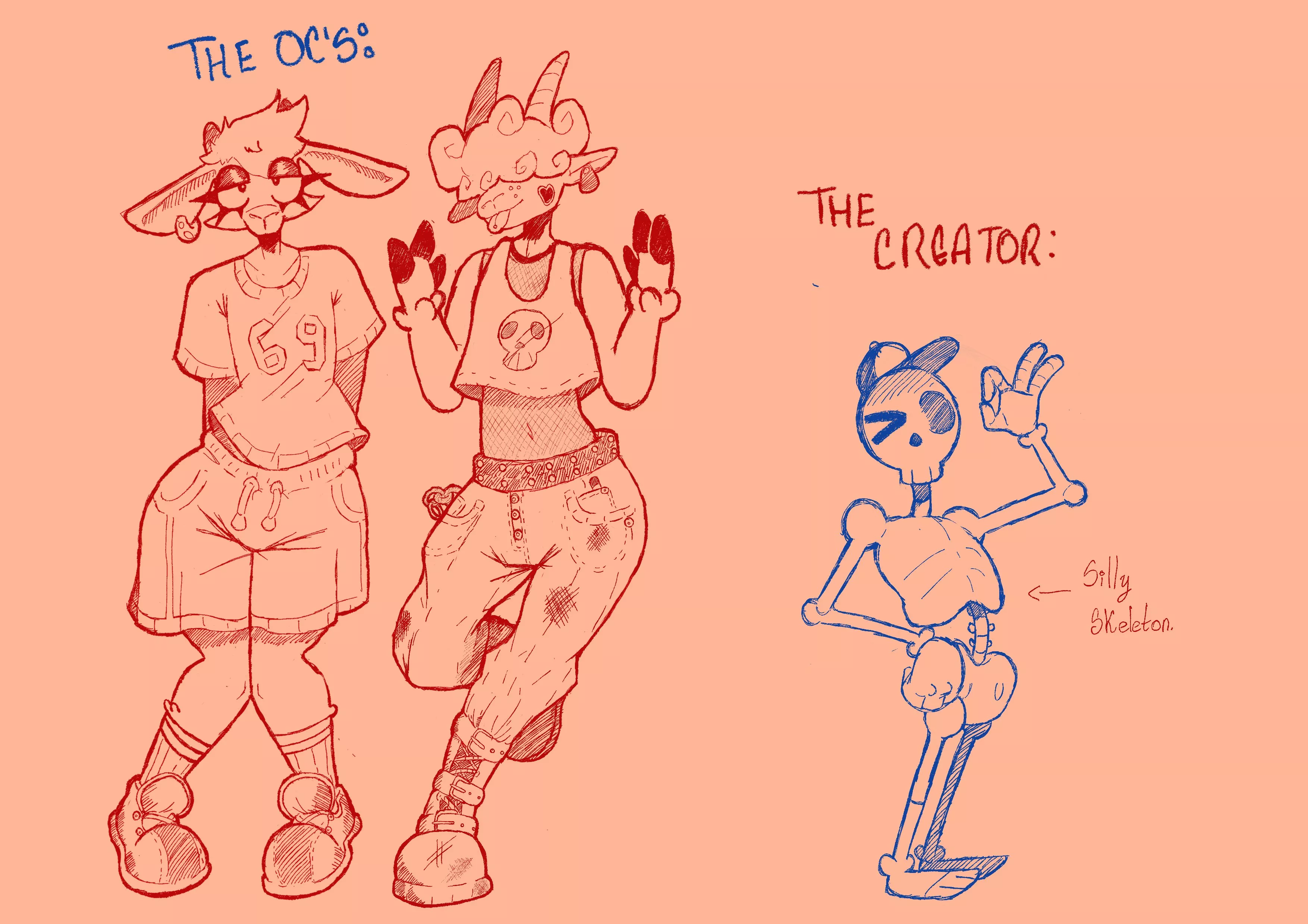 just some ocs I've made in the last months