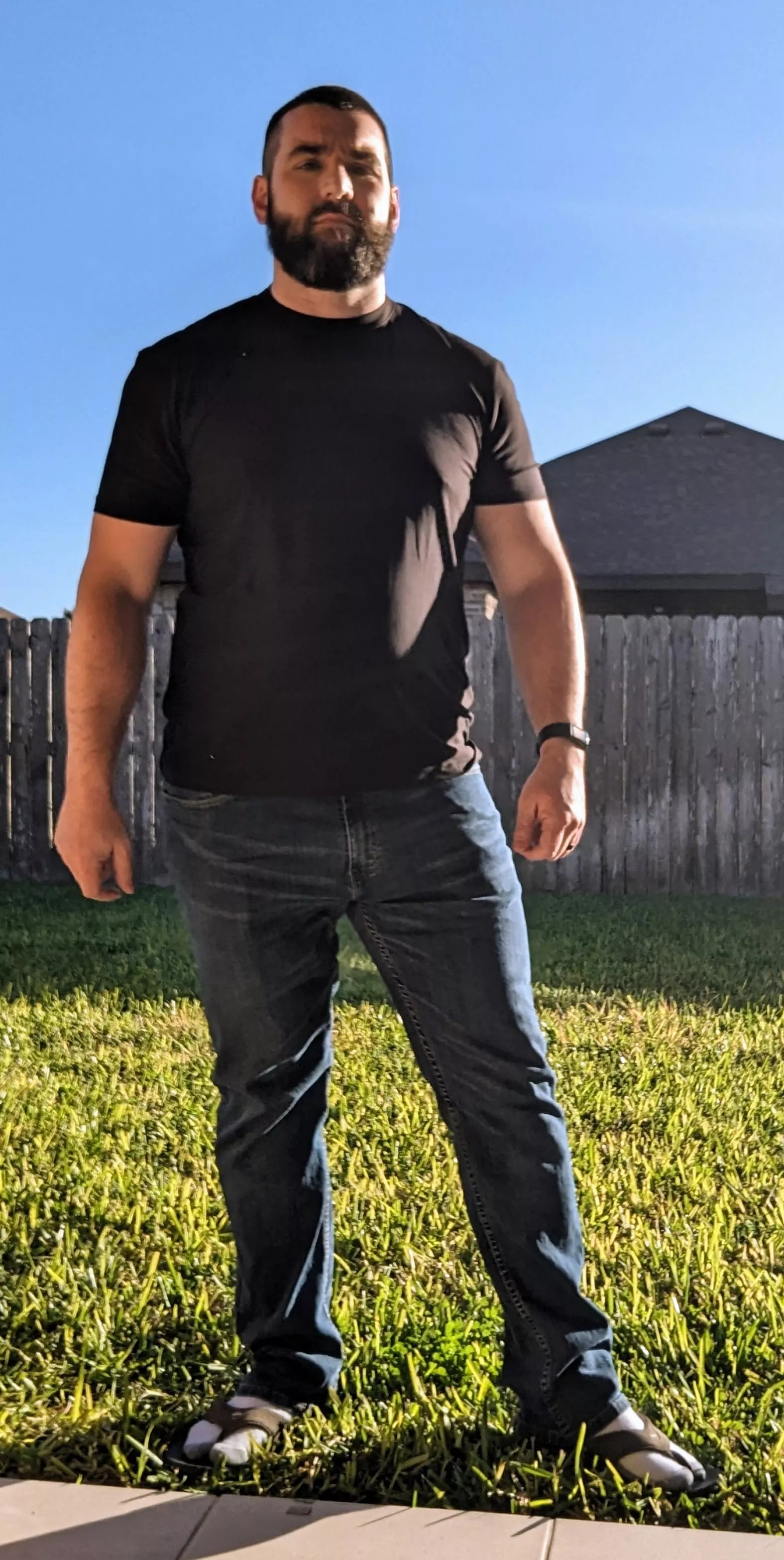 Me as I run outside when it warms up again