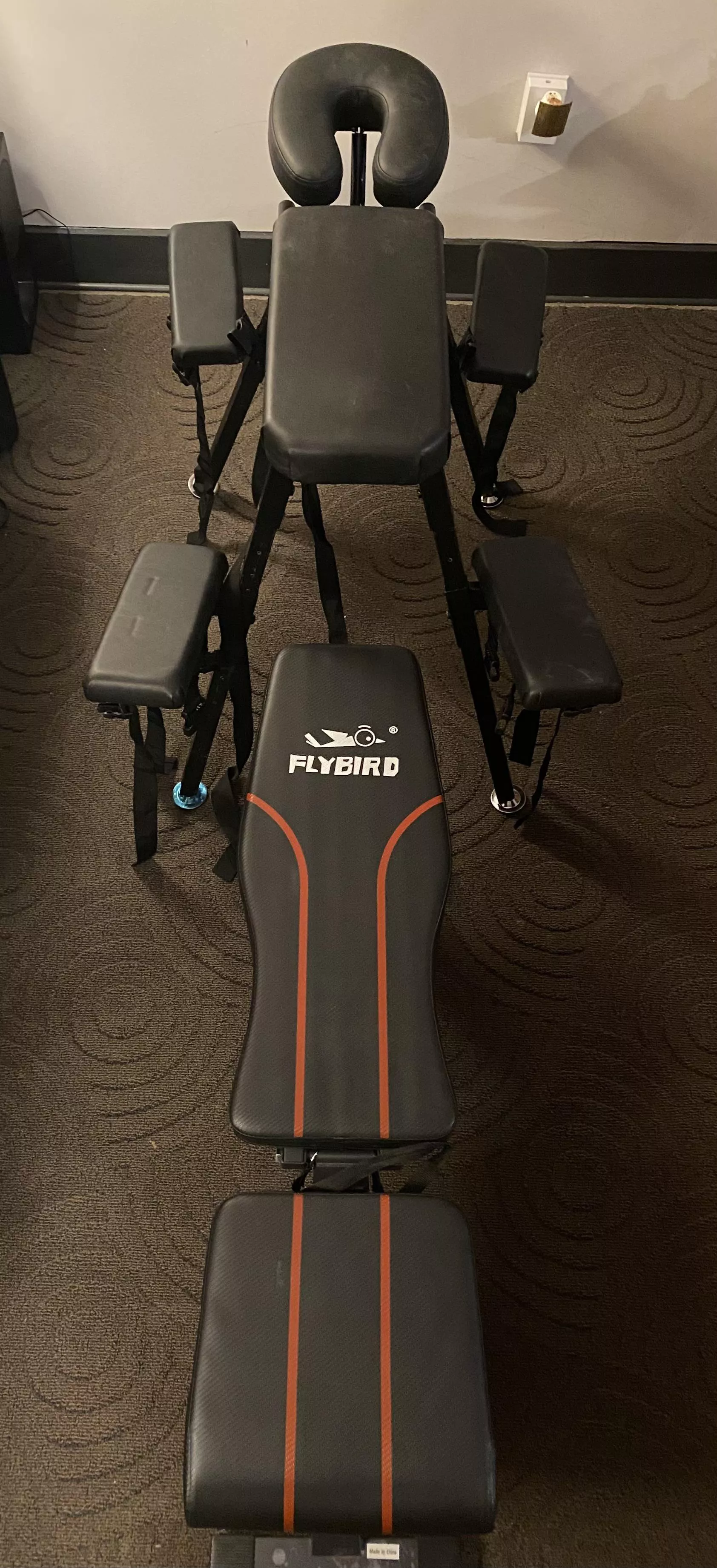 My milking bench. Incline bench in the back provides perfect support and range of motion.