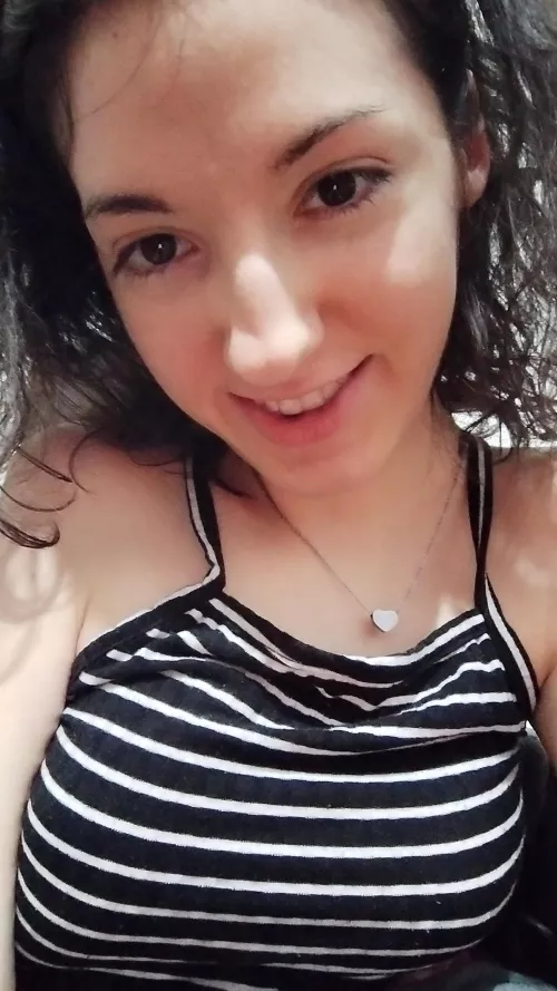 petite tits privilege means nevera having to wear a bra