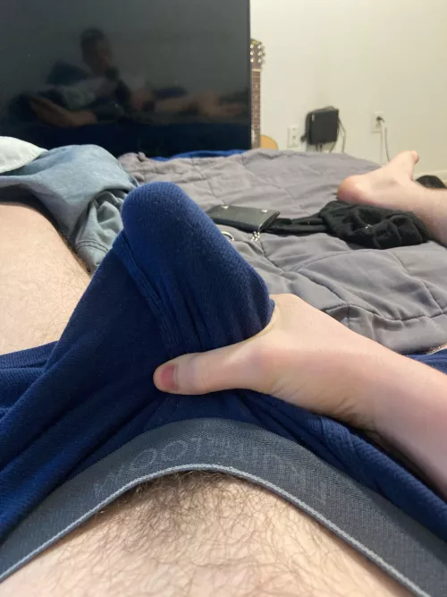 Pitching quite the tent 😏