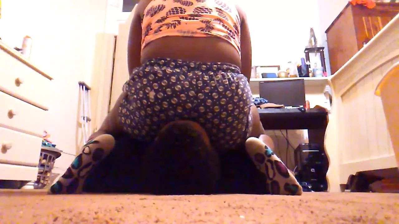 Smothered under her ass