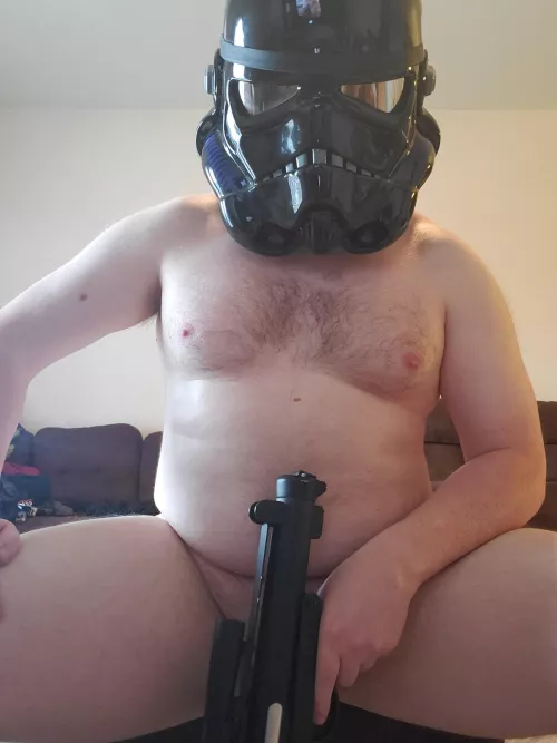 Some dude in a robe told me that I want to take off my armor and make a sexy pose.