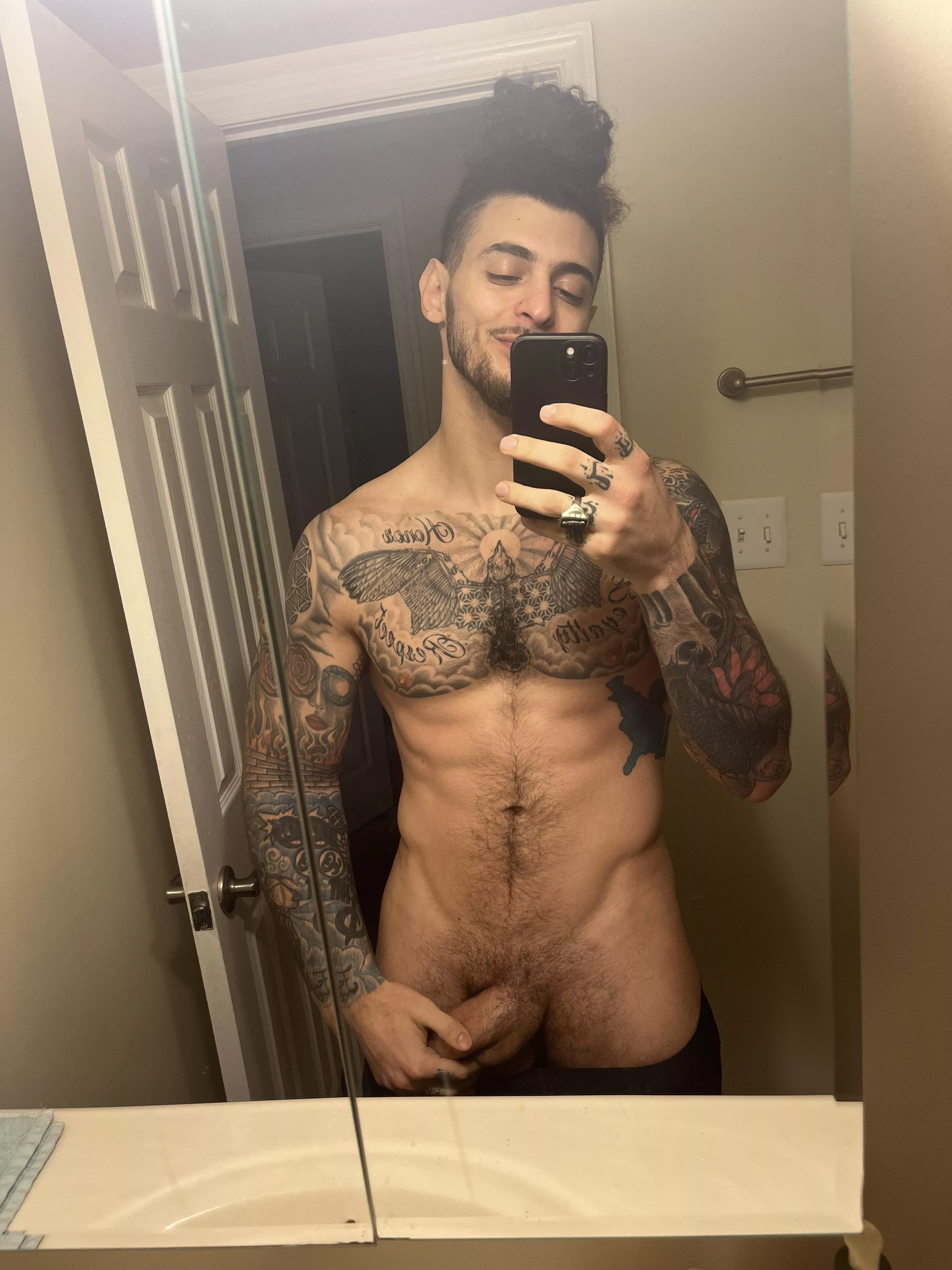 Something about getting in the shower…