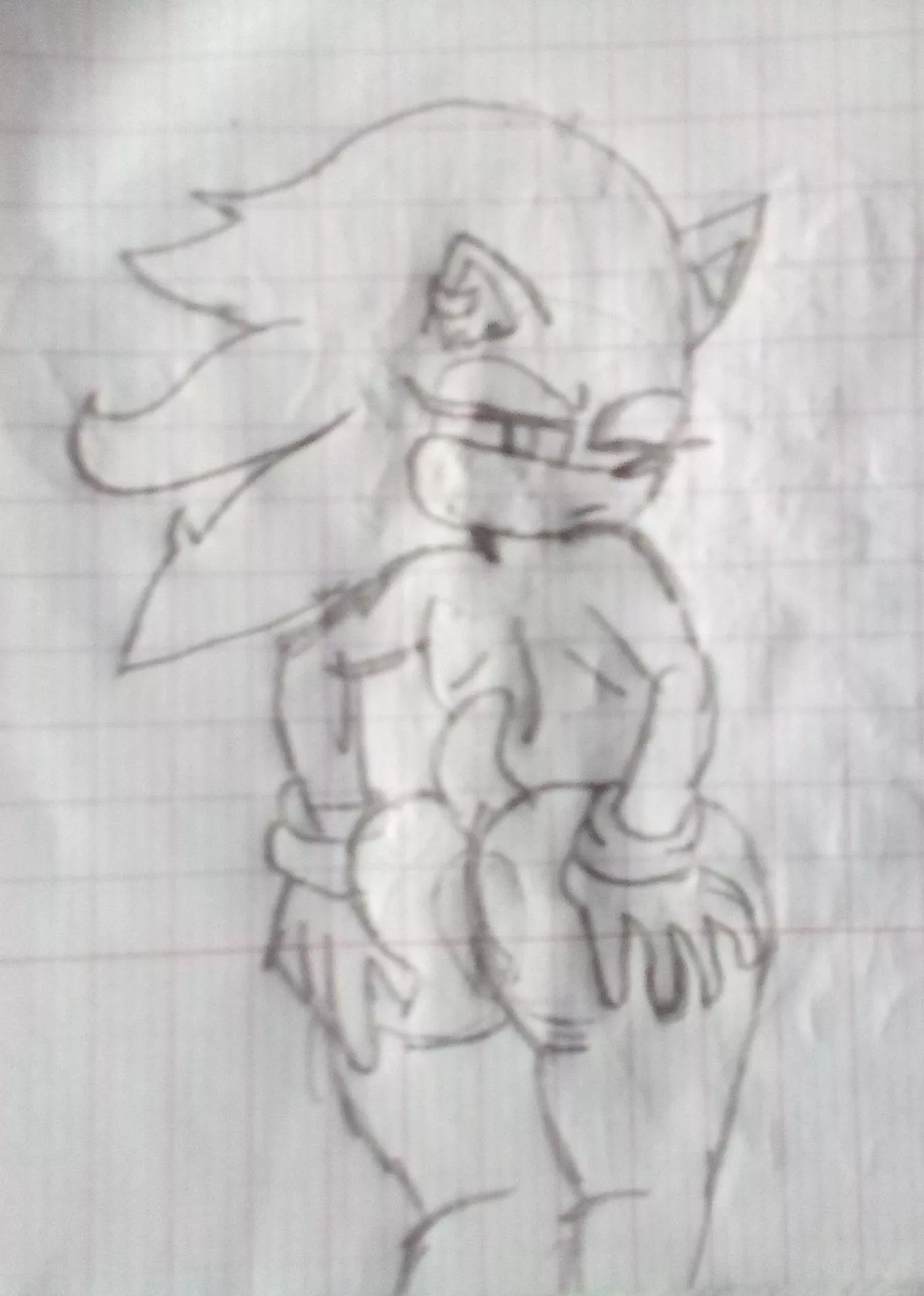 sonica's ass(Sonic genderswap)