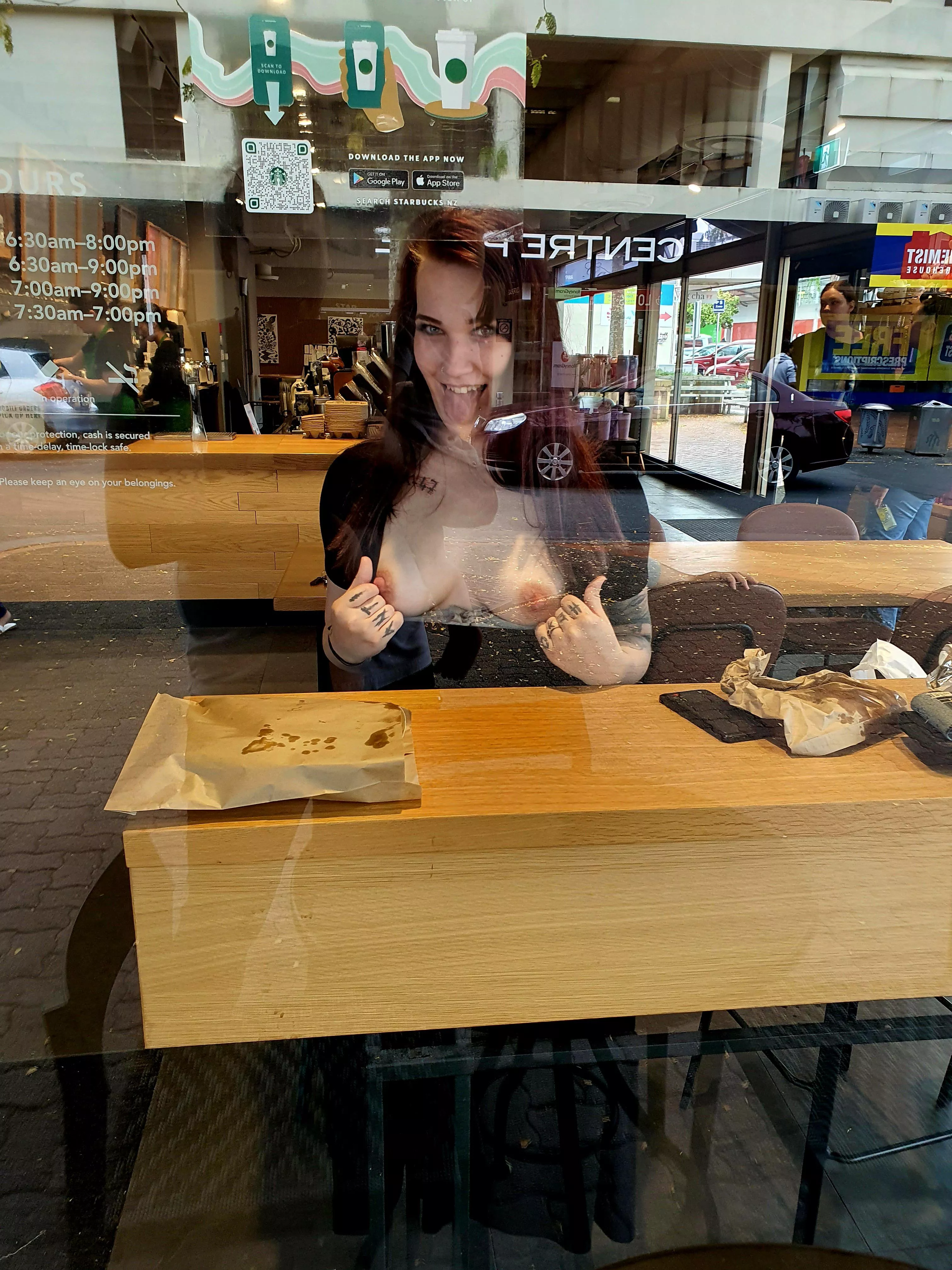 Starbucks: Titty Frappucino, anyone? 😜