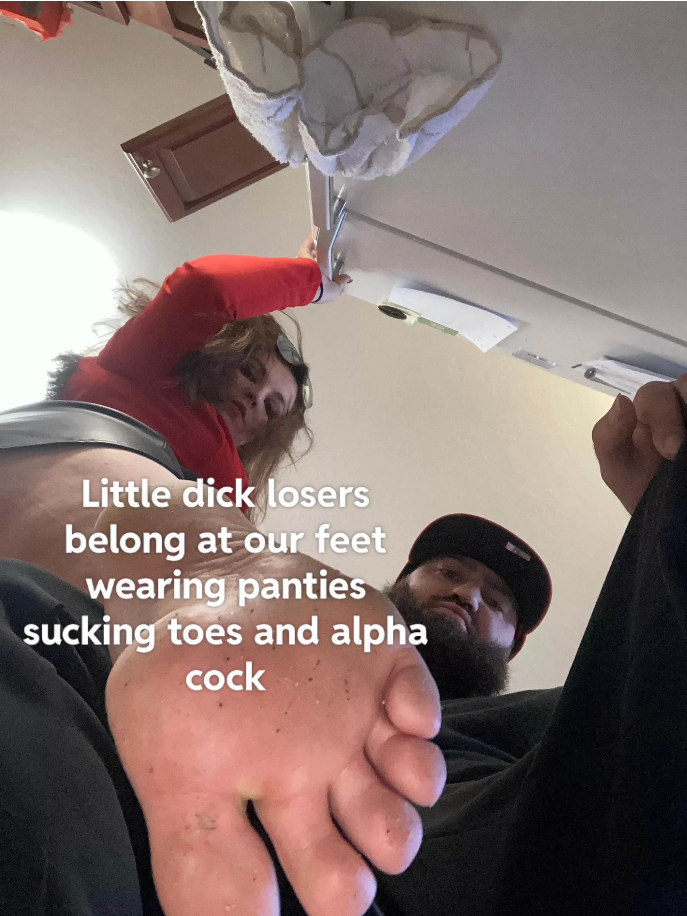 Stay you your place and serve your goddess and alpha king