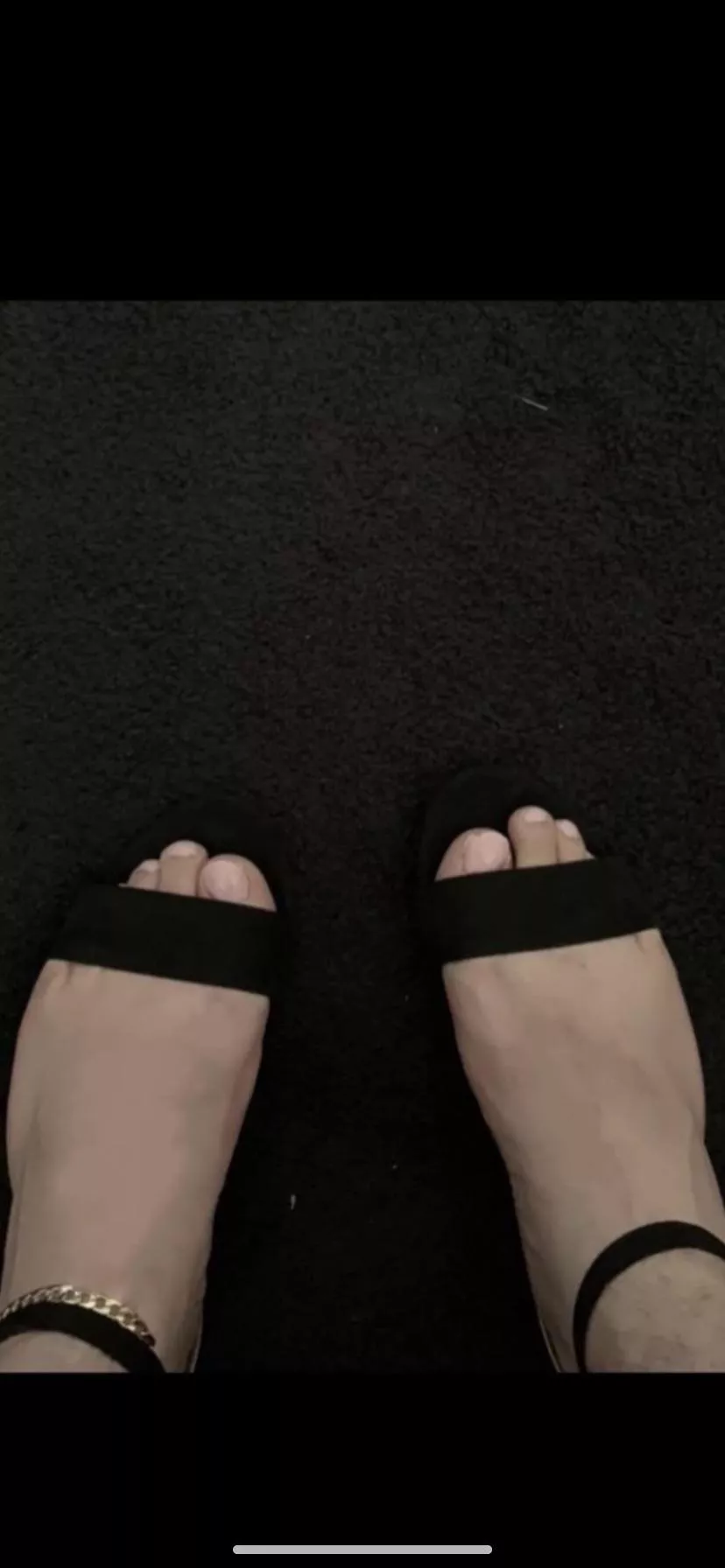 Take my heels off and start licking