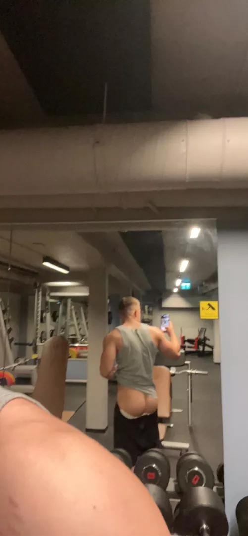 Took a little peak there🥵