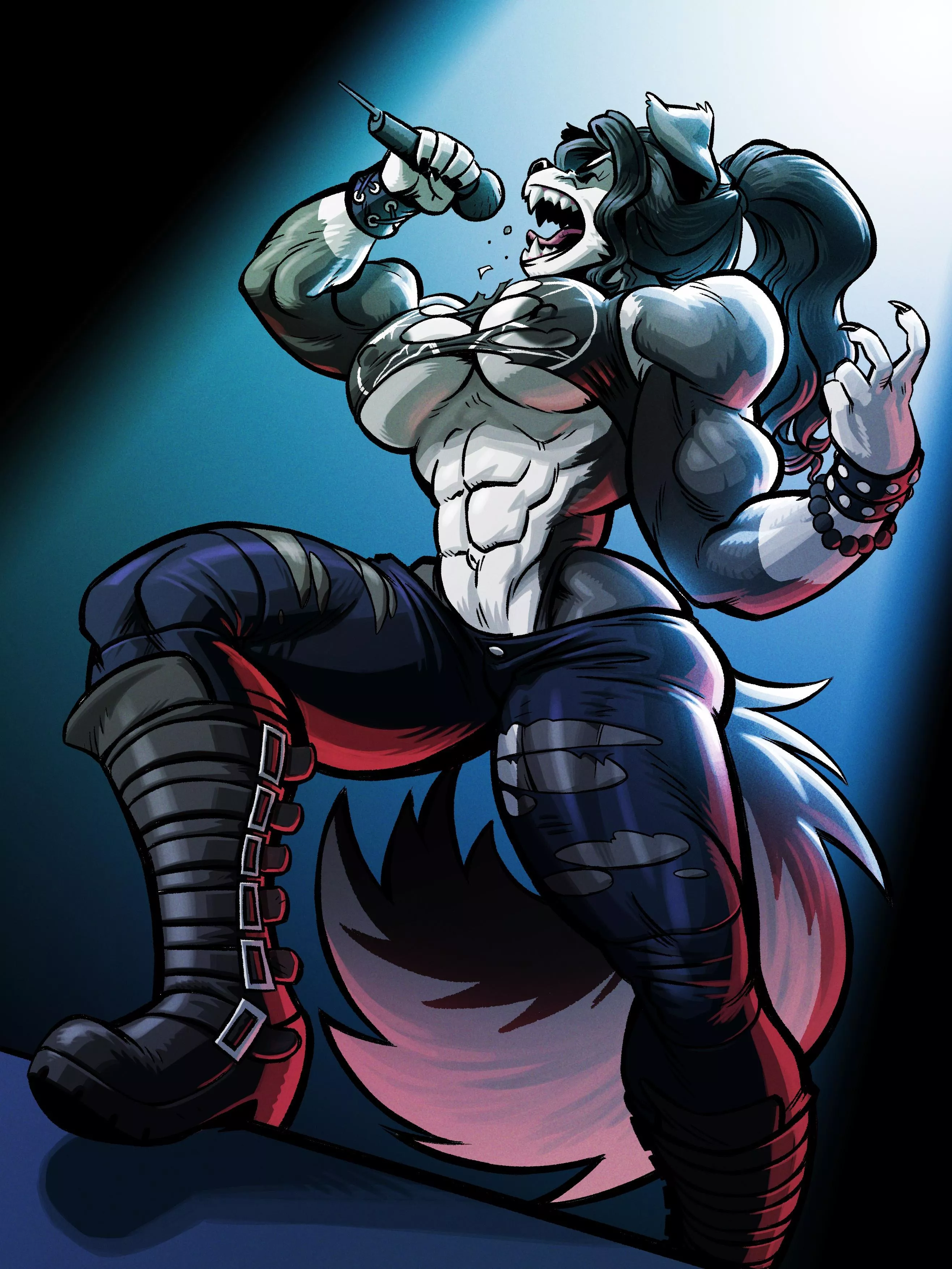 Vania is back, screaming her heart out!! (@tilingart) [@FilutRasiak]