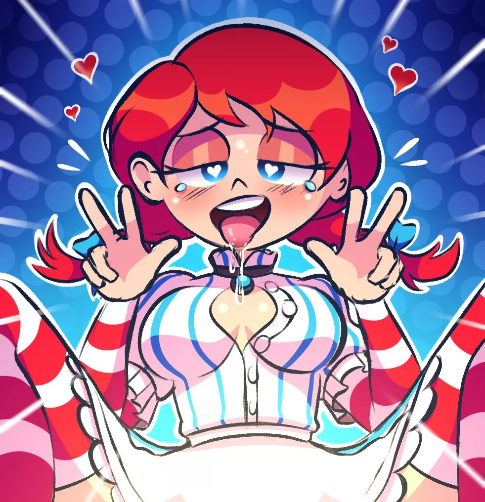 Vanilla Frostys aren't the only white thing in her