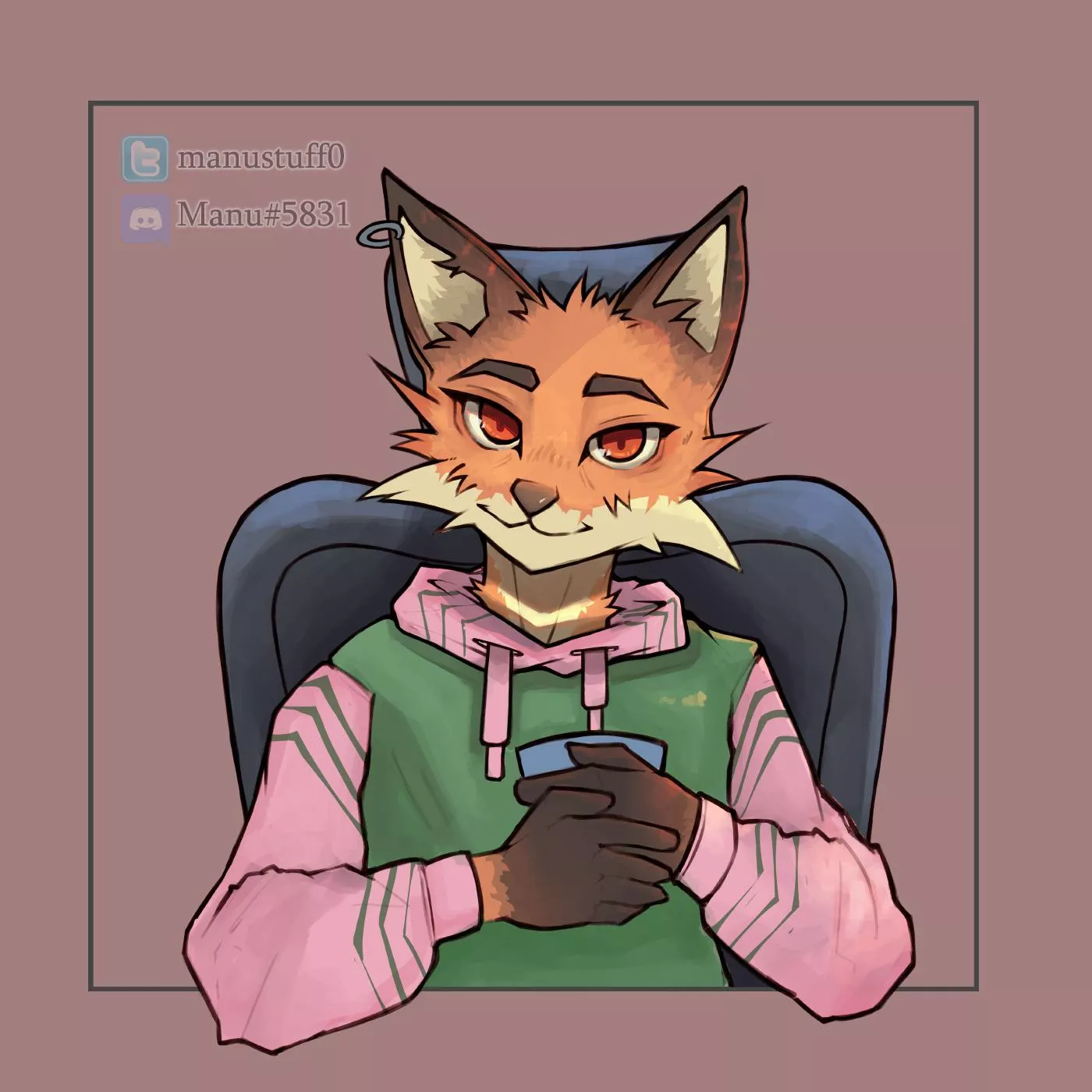 Avatar commission by me! [Manustuff0 on Twitter]