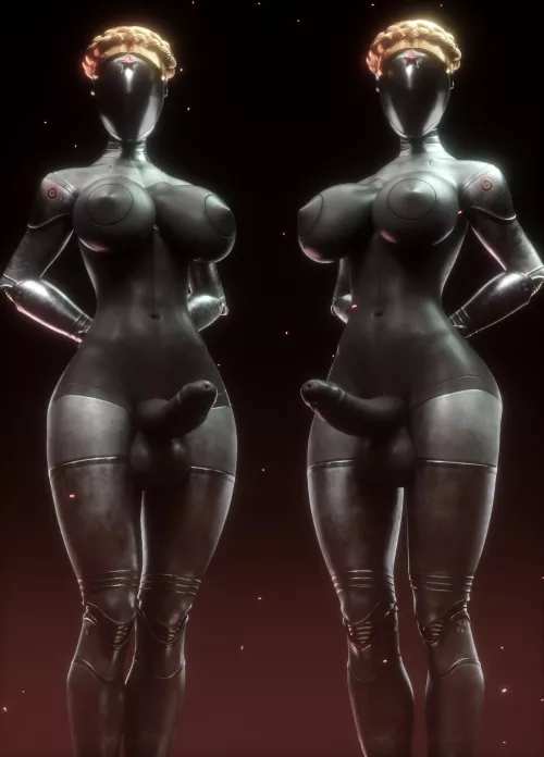 Ballerina bots, (Keister3D) [Atomic Heart]
