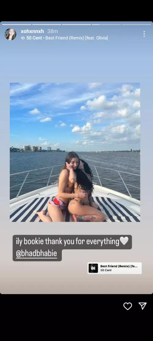 Bhad Bhabie and her friend