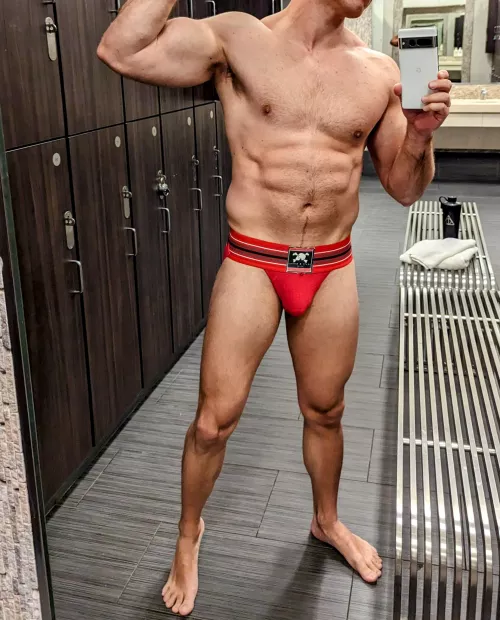 Casual flex for the locker room