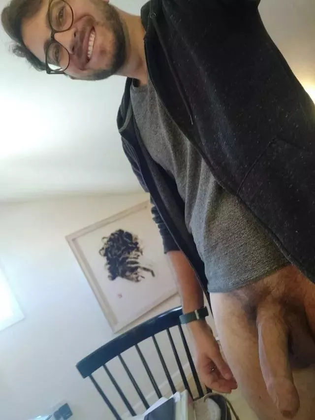 Cute smile, huge cock