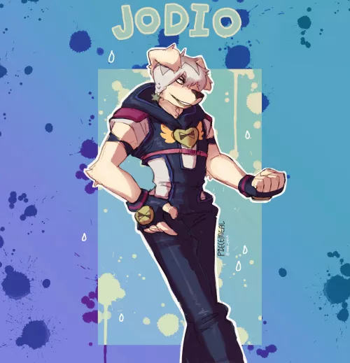 Drawing Jojolands characters as anthros for ever new release (Art by me)