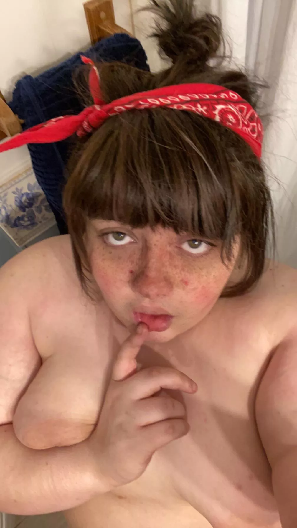 Faux freckles make me feel cute lol