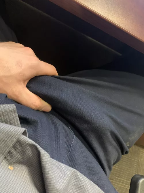 Hard to hide it while at work