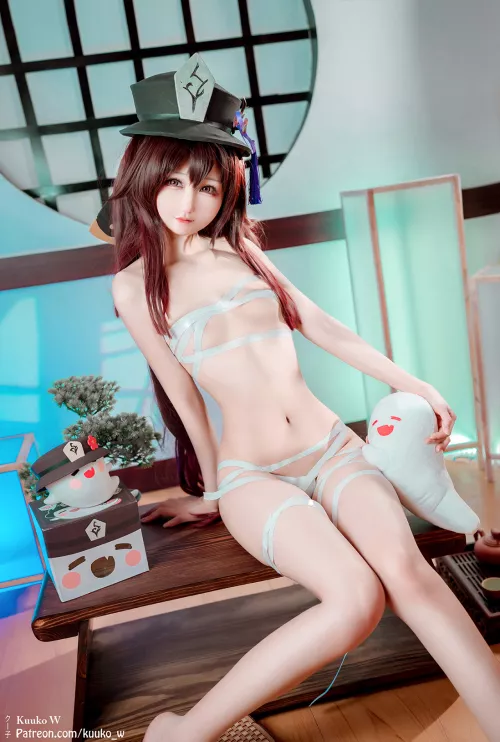 Hutao cosplay by KuukoW from Genshin Impact