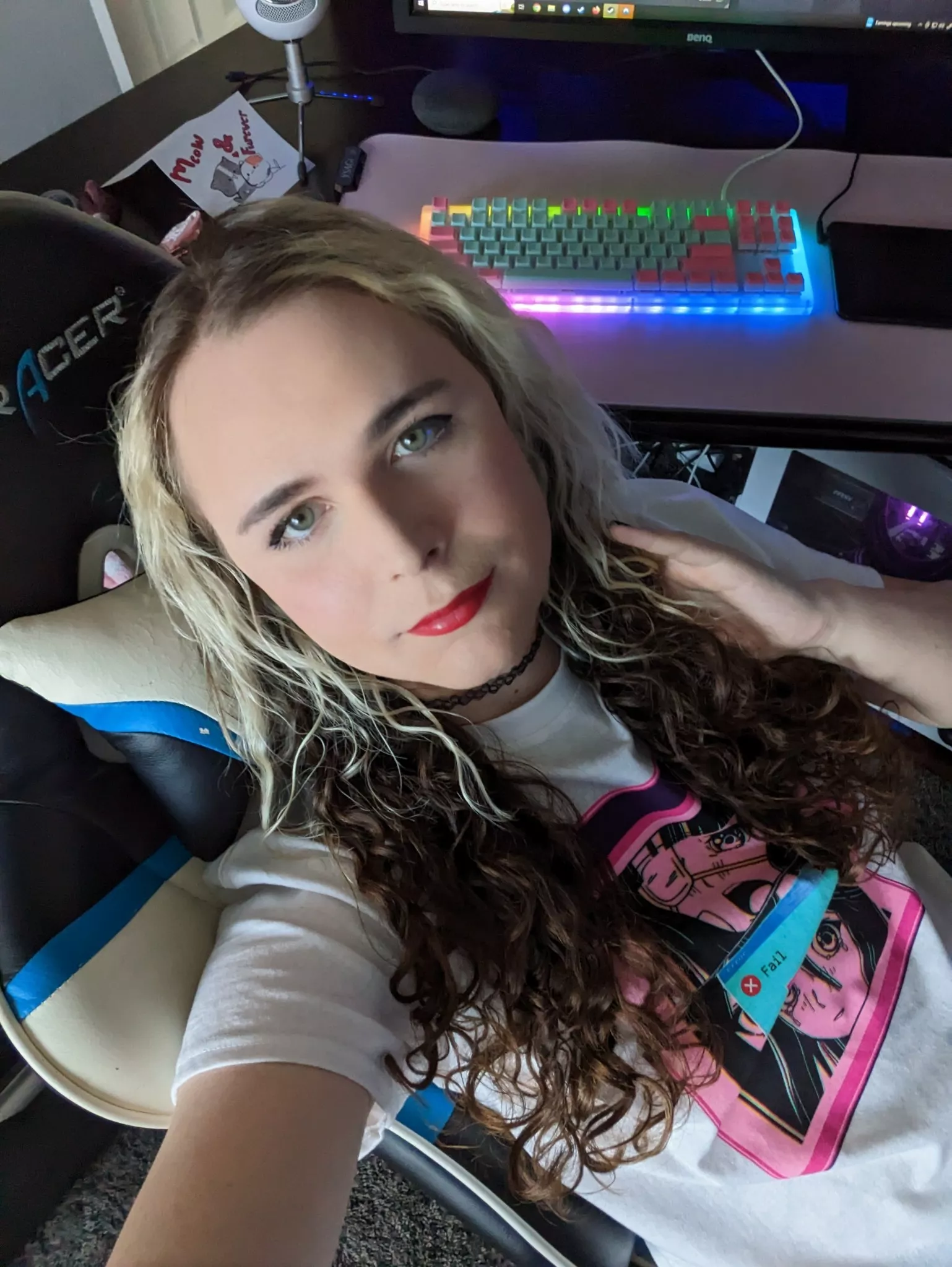 I think I'm getting this girl thing down IDK