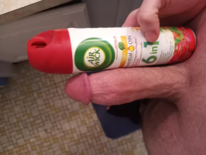 I wish my cock was as big as this can, could you imagine?