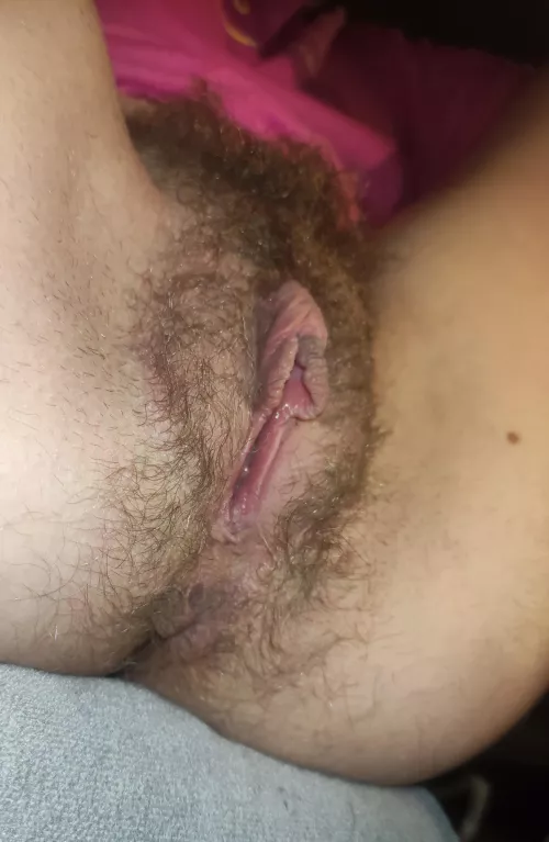 Maybe u will be the one to tame my wild hairy pussy? 🤤