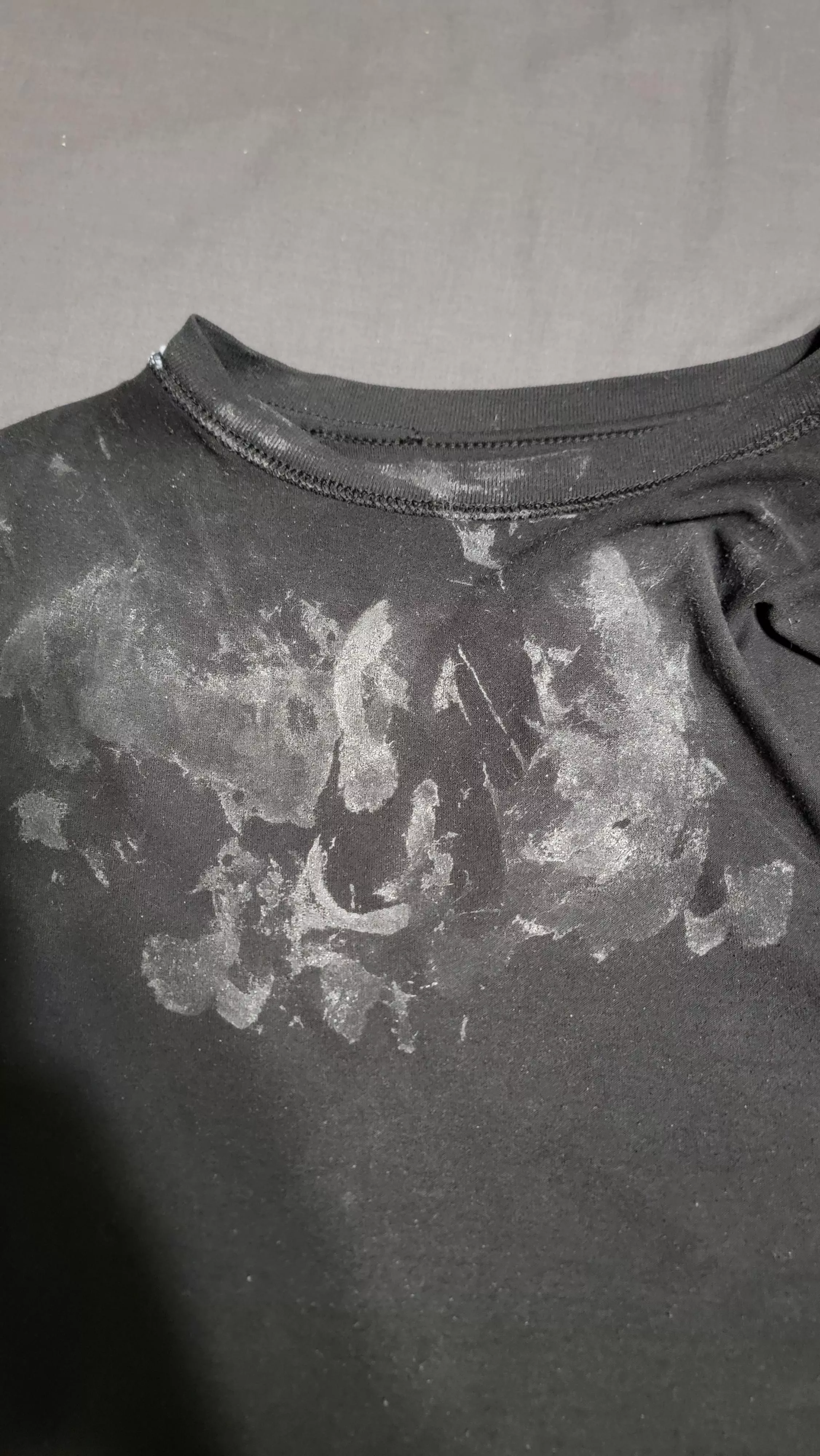 my shirt after two thick loads were dropped on my face