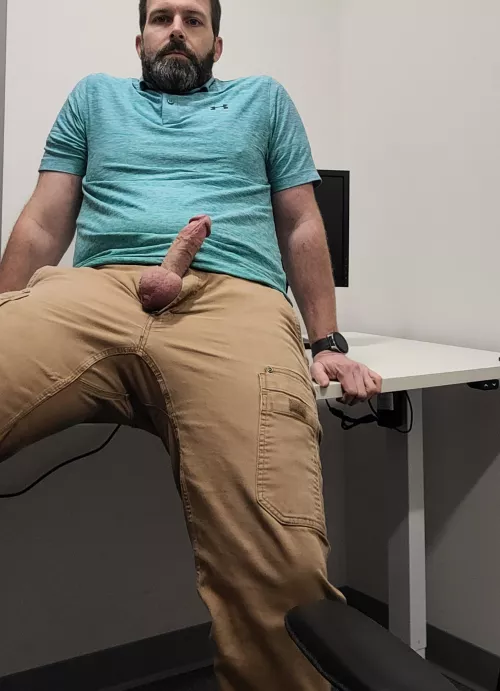 POV you just caught me at the office. Would you rather be the boss or a coworker in this Hump Day? [M40]