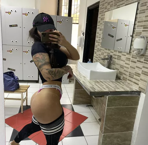 Selfies after workout