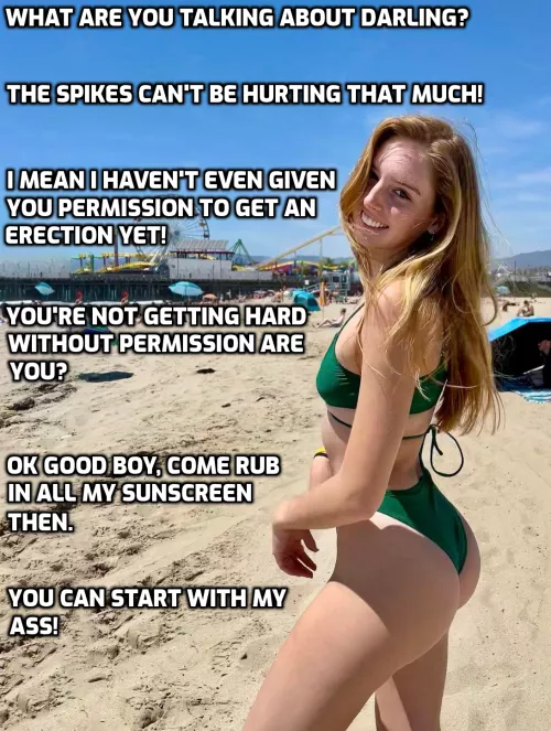 She knows exactly what she's doing.