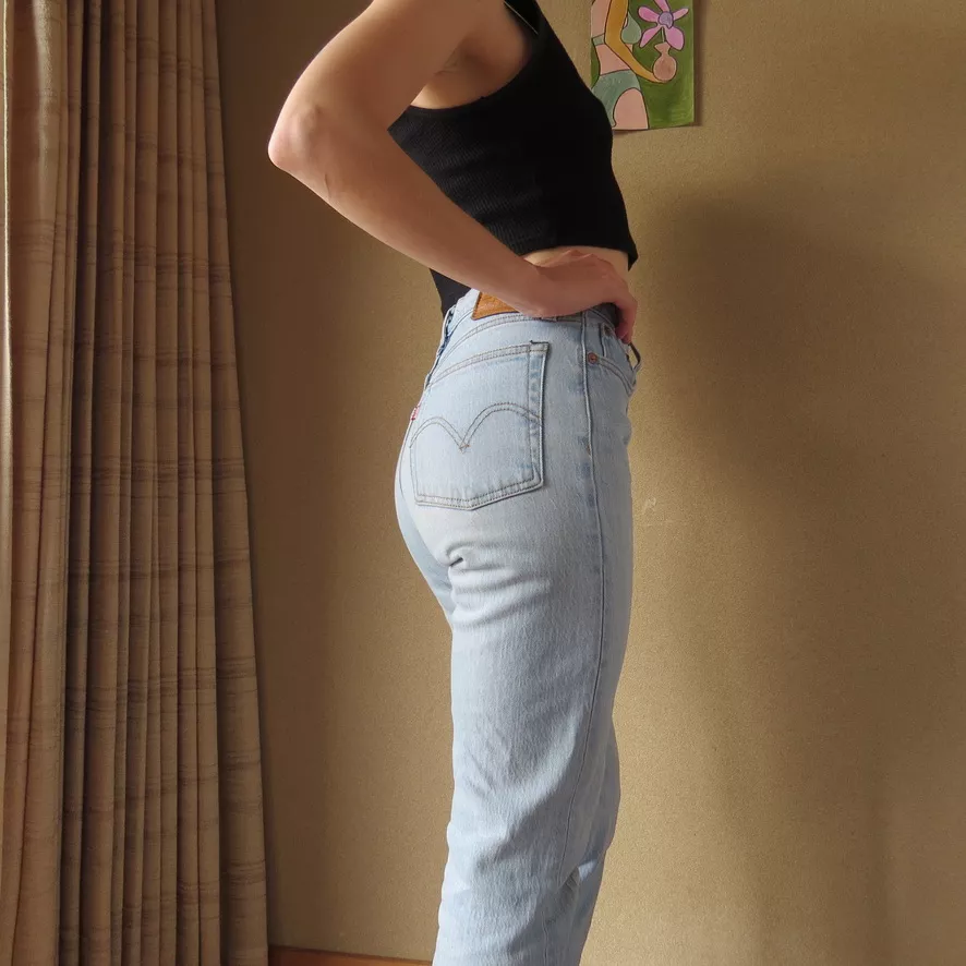 smallest size, stretched to fit my 🍑