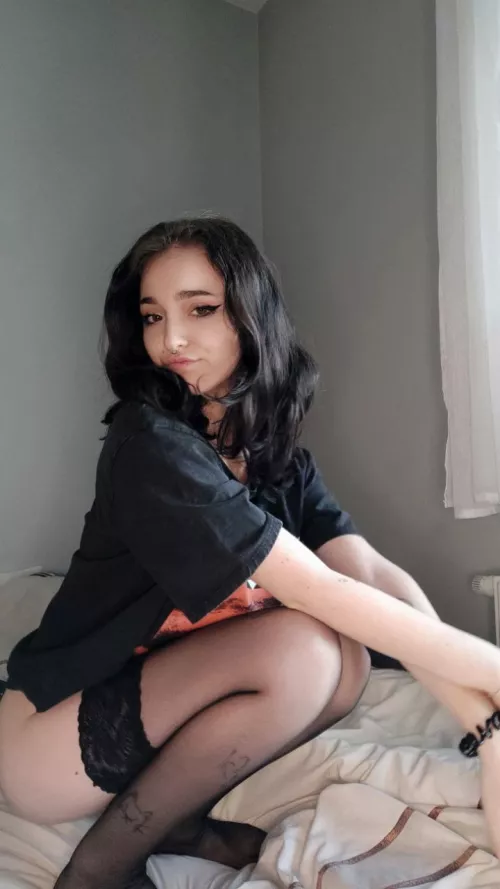 So I heard you like young girls in thigh-highs, how old? 'Cause I'm 19