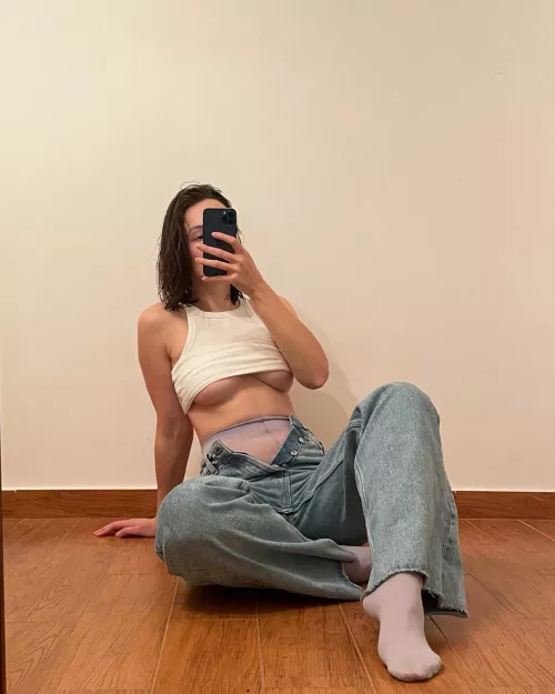 Tights under jeans: hot or not?