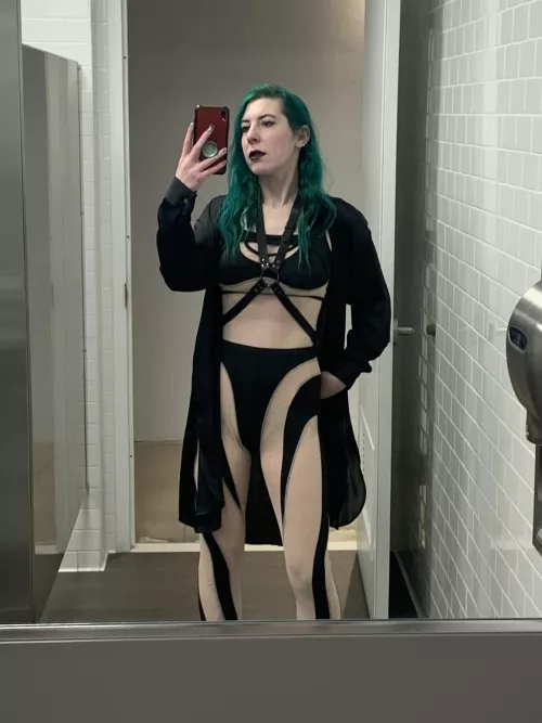 Wearing a harness out and about