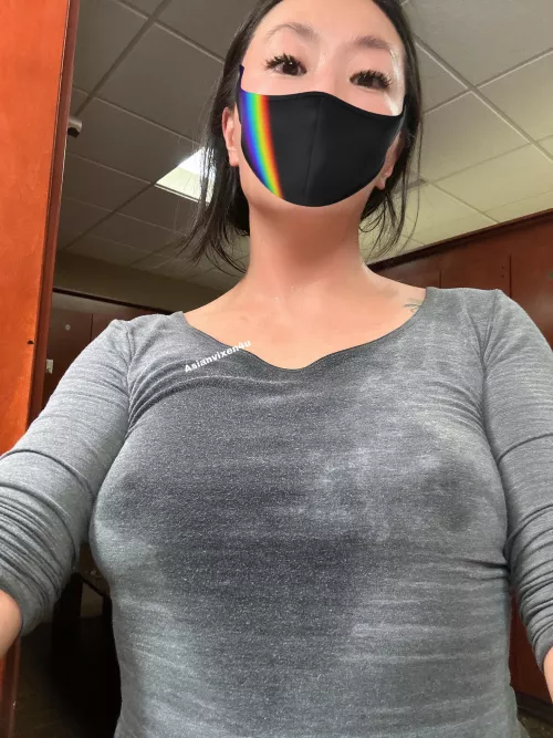 Went into the sauna and this was the result