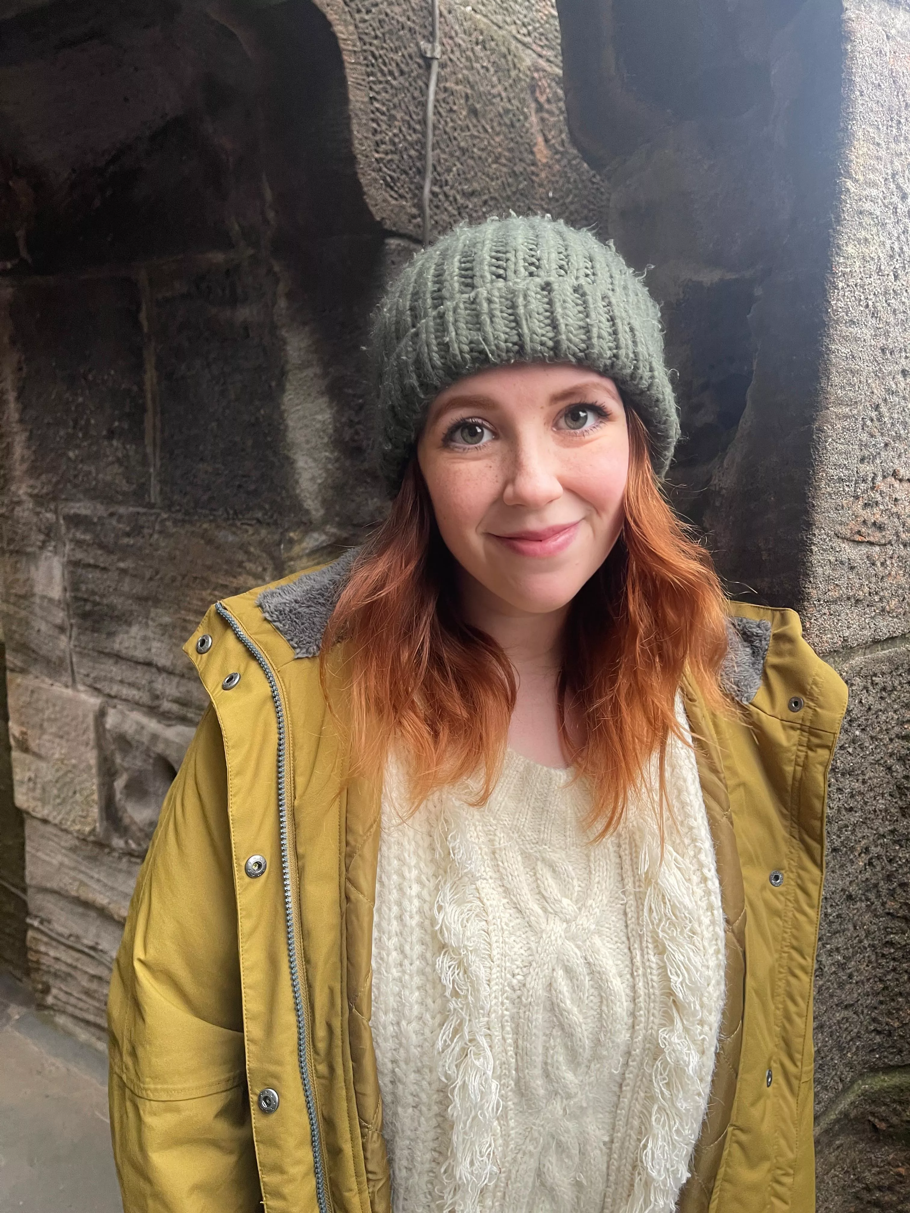 Winter weather won’t stop me from going on adventures! Crossed another castle off my list. [F]