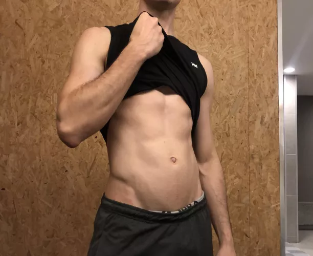 Your tongue sliding on my cock