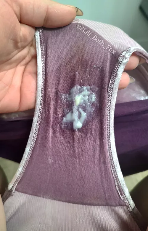 A juicy orgasm on the last day, to round out the wear! [OC]