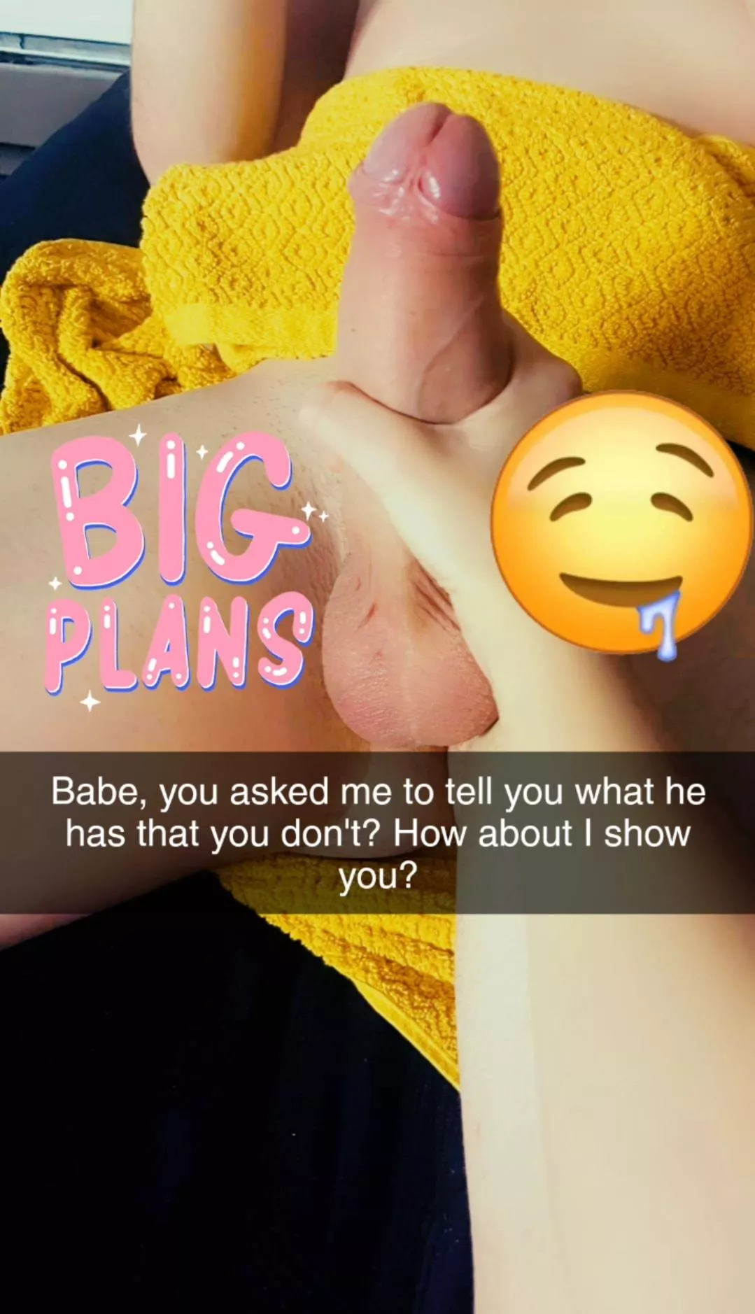 Asked her why she likes hanging with my friend...