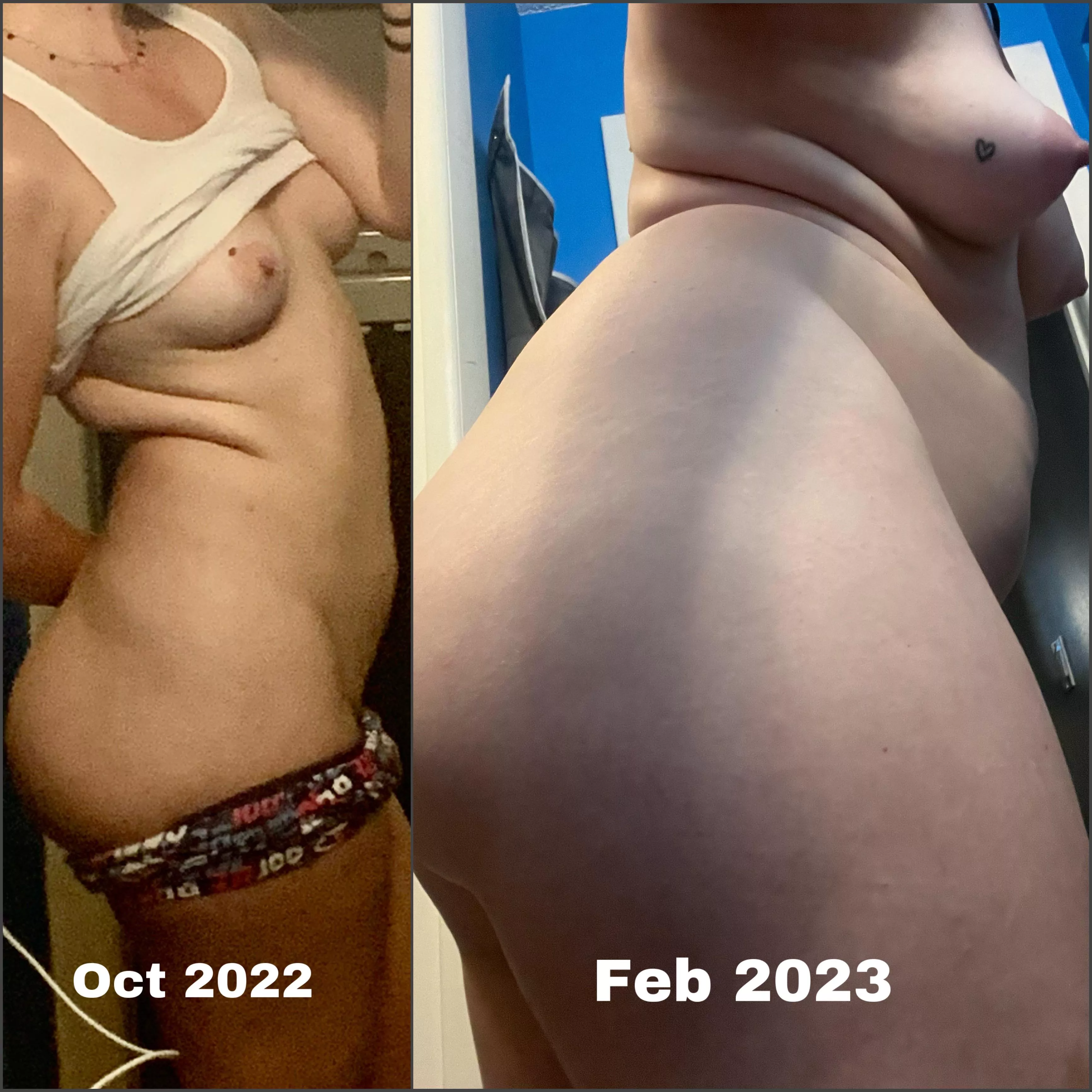 Before/After moving in w/ feeder bf who cooks every night