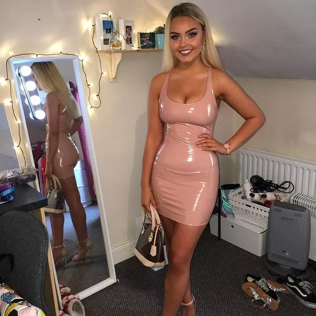 Classic Chav in shinny PVC