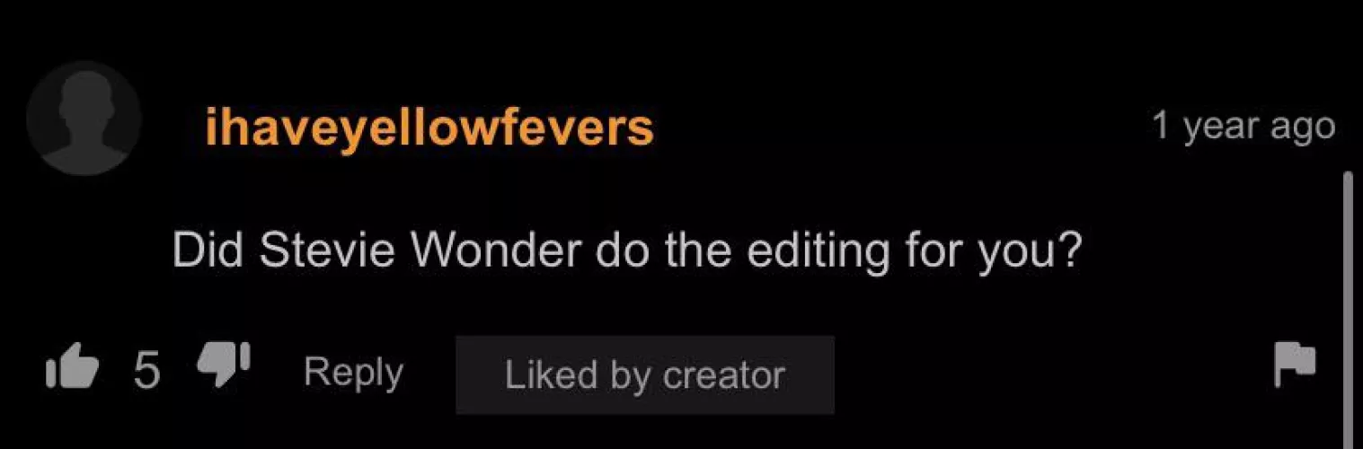 Commenter poses a question 🤔