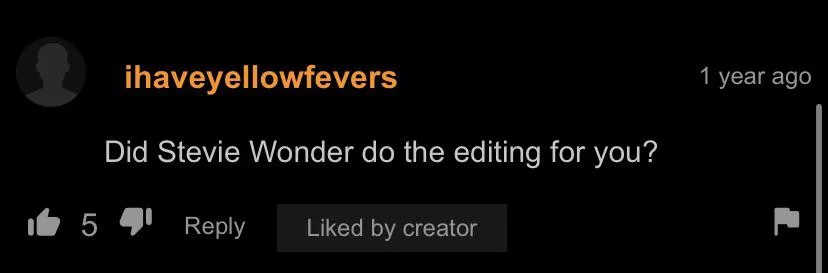 Commenter poses a question 🤔