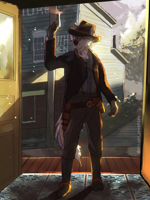 Cowboys and redemption (art by me)