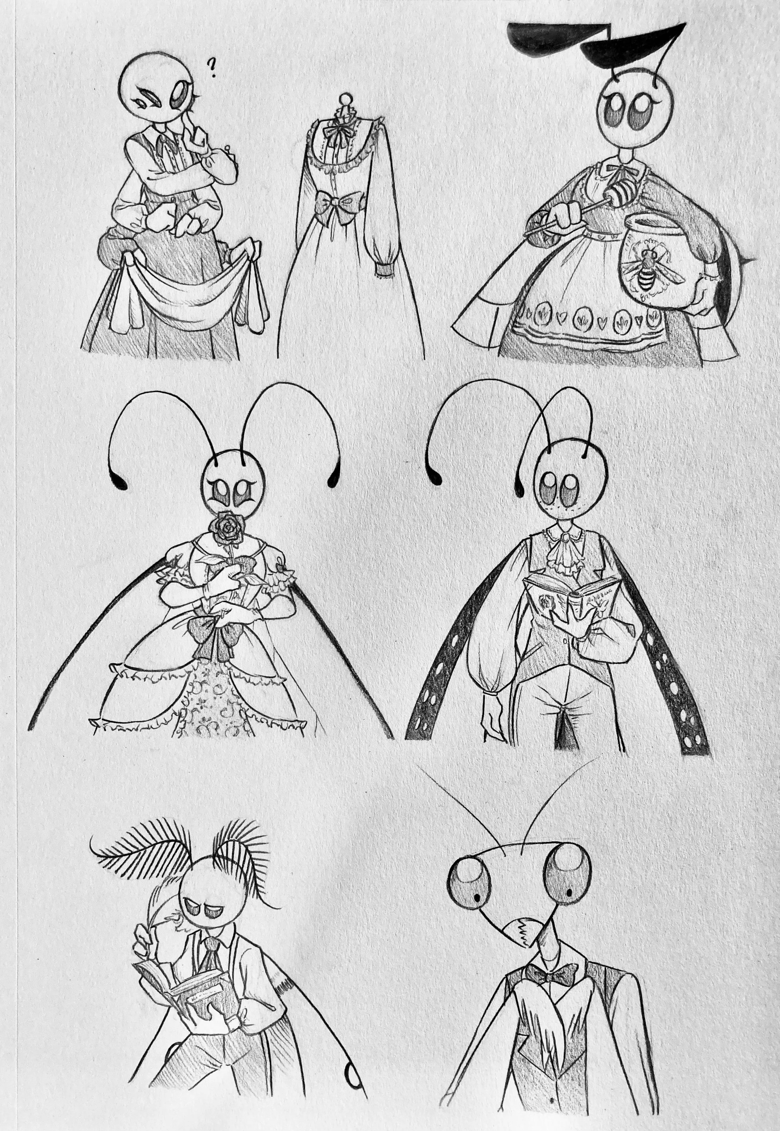 Decided I’ll post my insect (+arachnid) characters here more often because why not