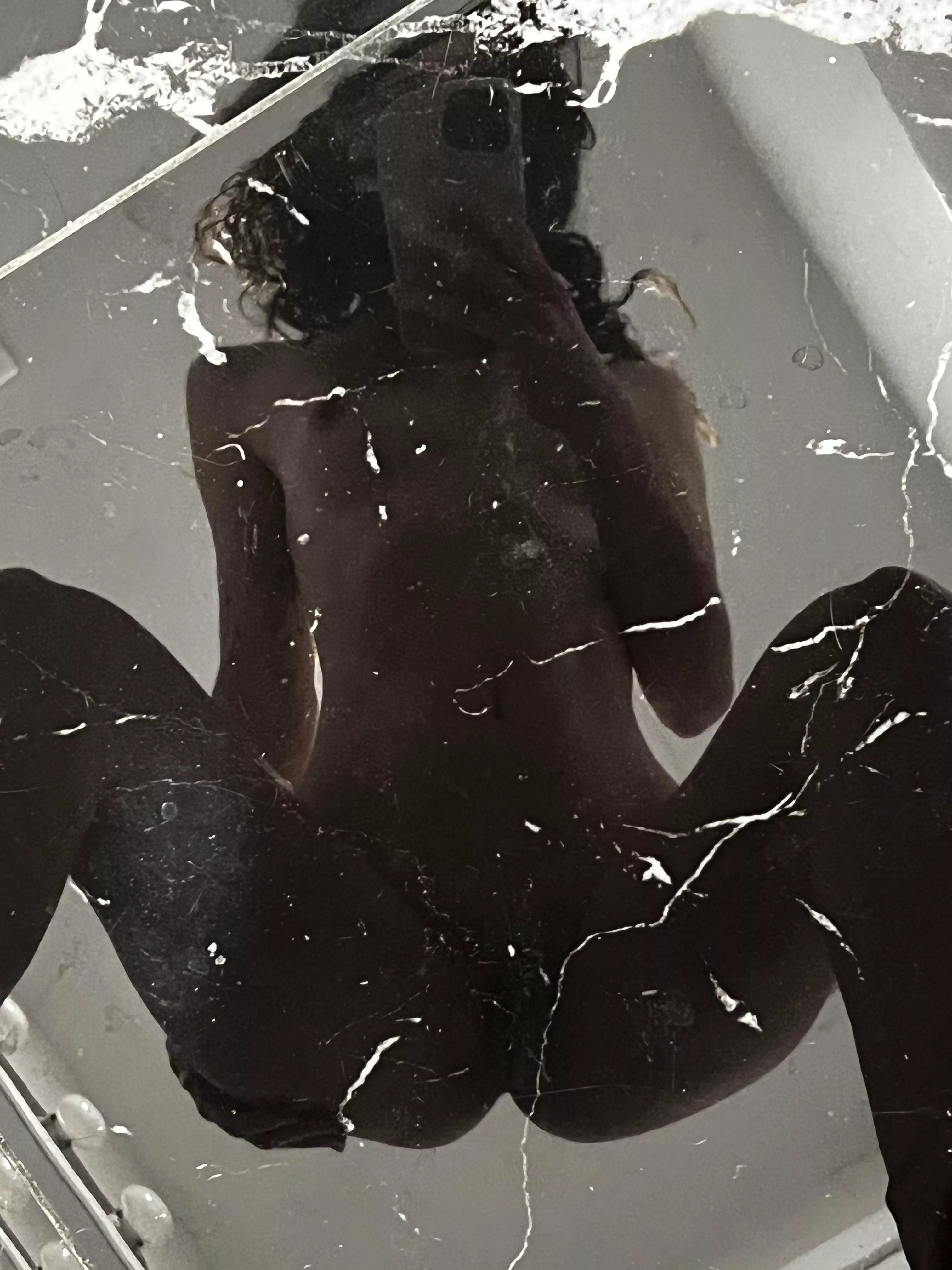 does the reflection of my bathroom floor count?